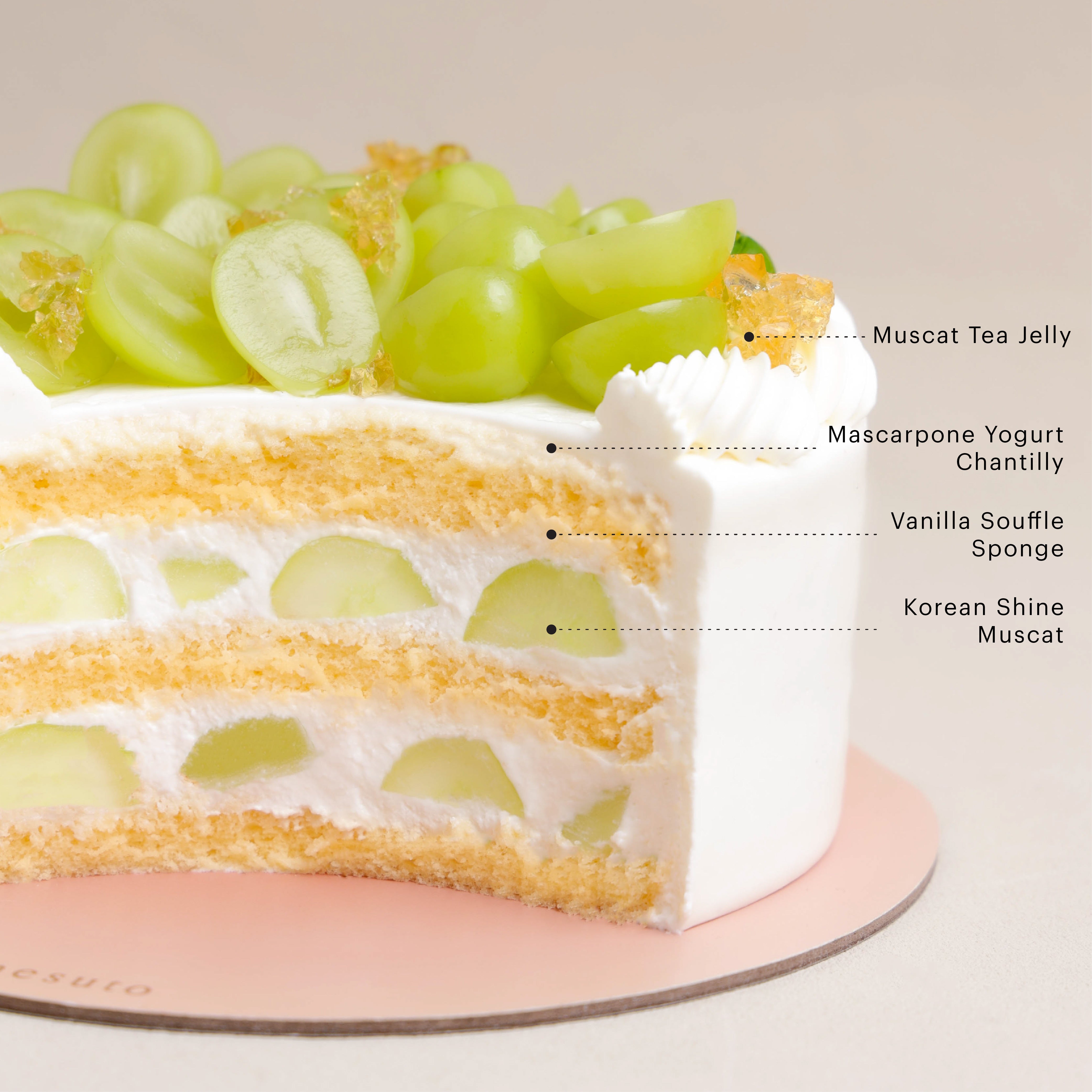 Happy Cakesハーフボンネット　シロ はなとうさぎ】 新商品 『県産イチジクの スイートクリスピー